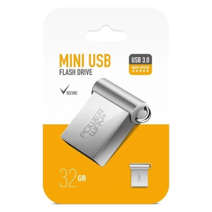 ÇOK SATAN Powerway 32gb Usb 3.0 Metal Mini Flash Bellek