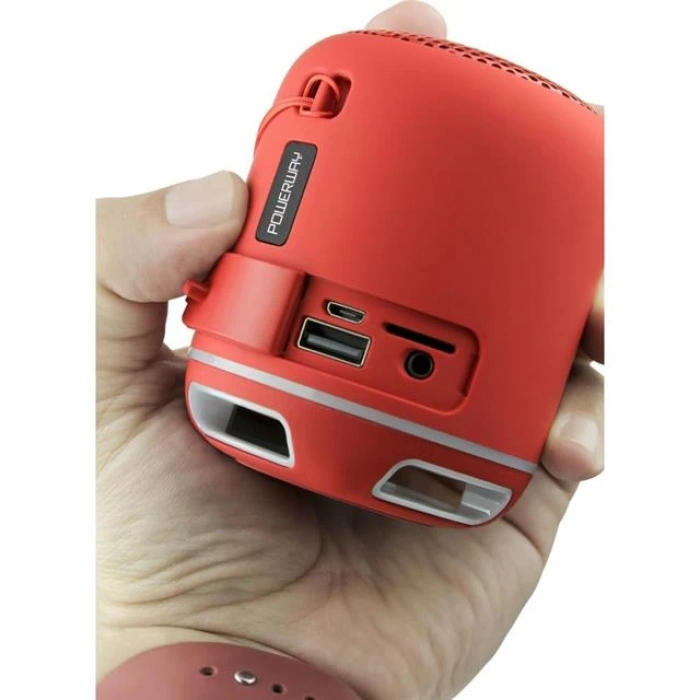 ÇOK SATAN Powerway C4 Taşınabilir Sese Duyarlı Led Işıklı Bluetooth Hoparlör Ses Bombası