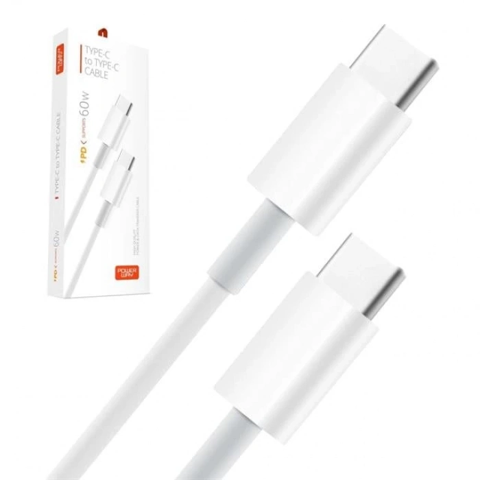 ÇOK SATAN Powerway Pd60 Type-c To Type-c 60w 1 Metre Hızlı Şarj Ve Data Kablosu