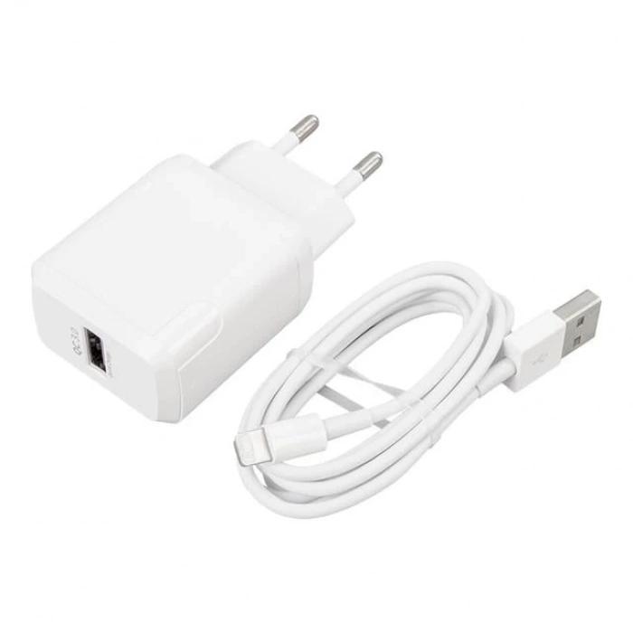 ÇOK SATAN Powerway Qcl30 Hızlı 3000 Ma 18 Watt Lightning Şarj Kafa Başlık Adaptörü