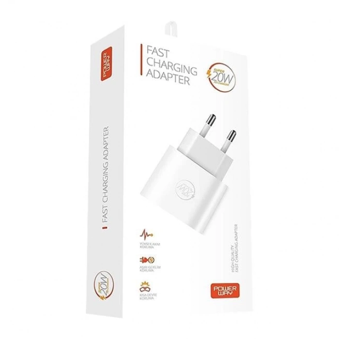 ÇOK SATAN Powerway Rx20 Pd 20 Watt İphone Type-c Hızlı Şarj Başlığı