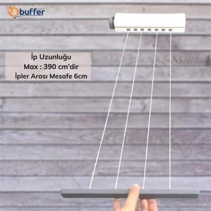 ÇOK SATAN Pratik Çamaşır Kurutma Portatif Yeni Nesil Çek As Kolay Askılık 4 İpli Çamaşır Askılığı