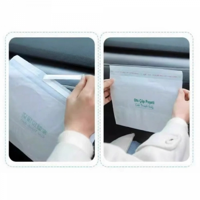 ÇOK SATAN Pratik Su Geçirmez Oto Araba Çöp Poşeti 20 Adet