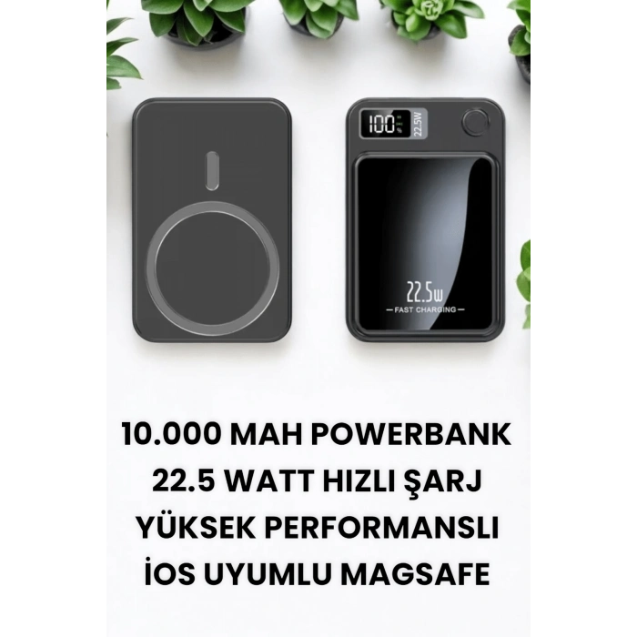 ÇOK SATAN Pratik ve Taşınabilir 10.000 mAh Wireless Powerbank Hızlı Şarj Avantajı