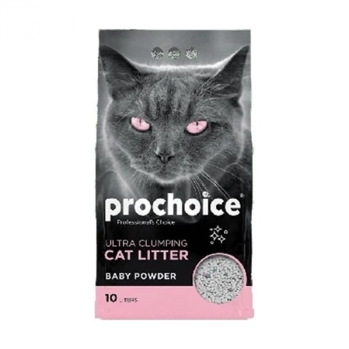 ÇOK SATAN Prochoice Bentonit Bebek Pudralı Topaklanan Doğal Kedi Kumu 10 Lt