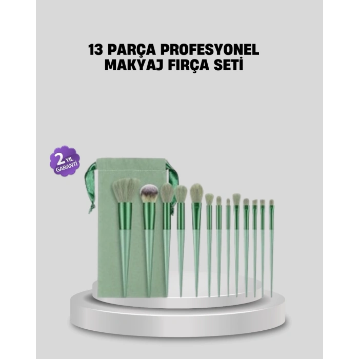 ÇOK SATAN Profesyonel Makyaj Fırça Seti Yumuşak Kıllı Taşınabilir Çantalı