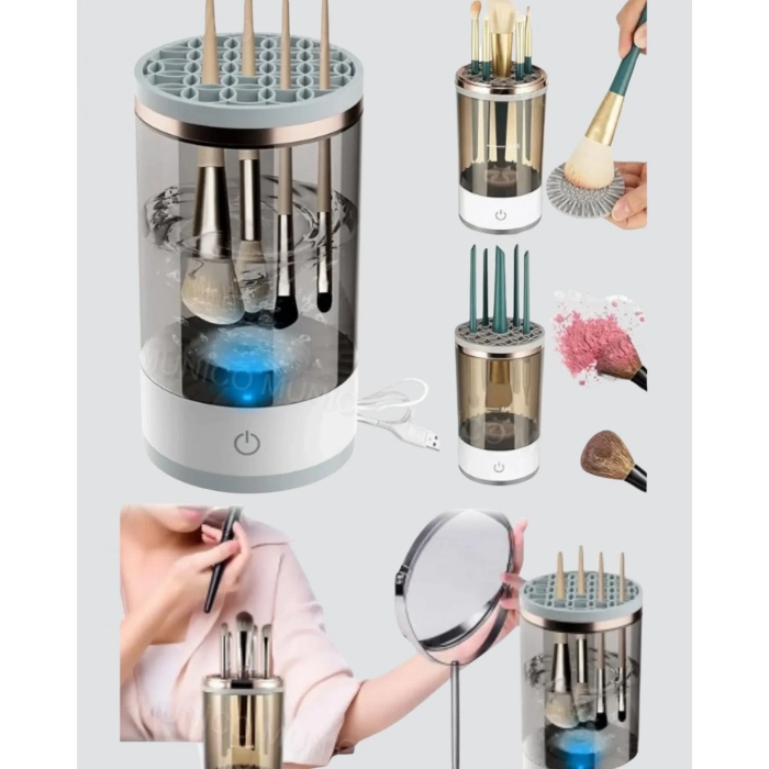 ÇOK SATAN Profesyonel Makyaj Fırçası Temizleme ve Kurutma Makinesi