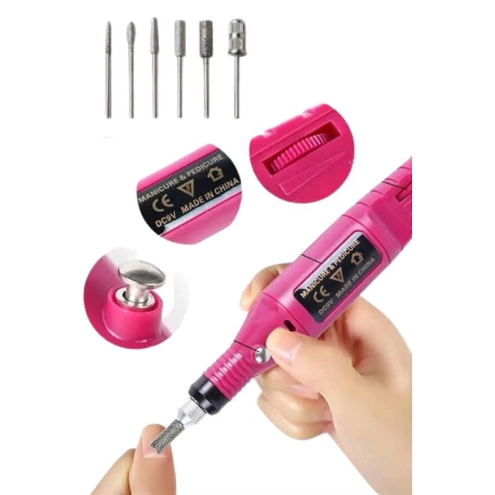 ÇOK SATAN Profesyonel Manikür Pedikür Seti Törpü Makinesi Protez Tırnak Çıkarma