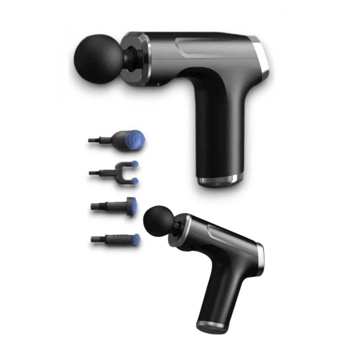 ÇOK SATAN Profesyonel Masaj Tabancası Sporcu Masaj Aleti 4 Başlıklı Şarjlı Titreşimli