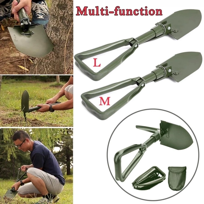 ÇOK SATAN Profesyonel Portatif Katlanabilir Kürek ( Orta Boy 59 Cm )