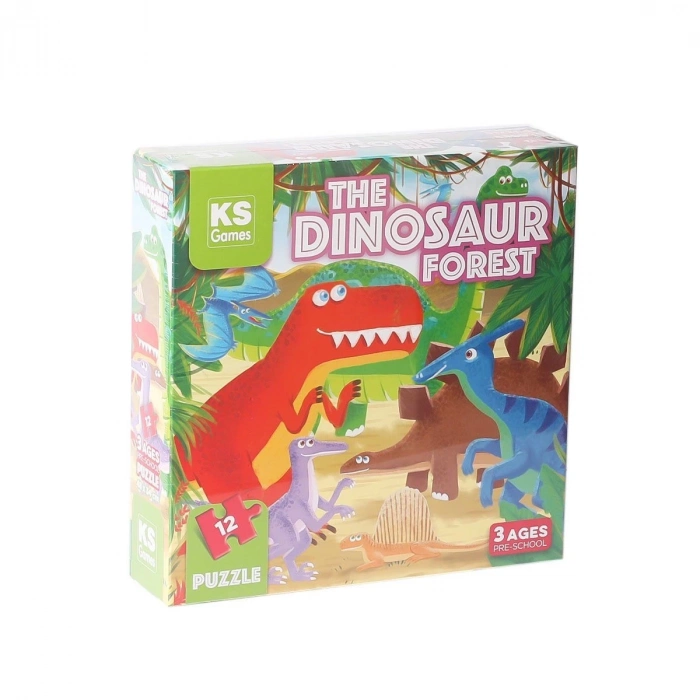ÇOK SATAN PRS 32703 The Dinosaur Forest Pre School Puzzle 12 Parça