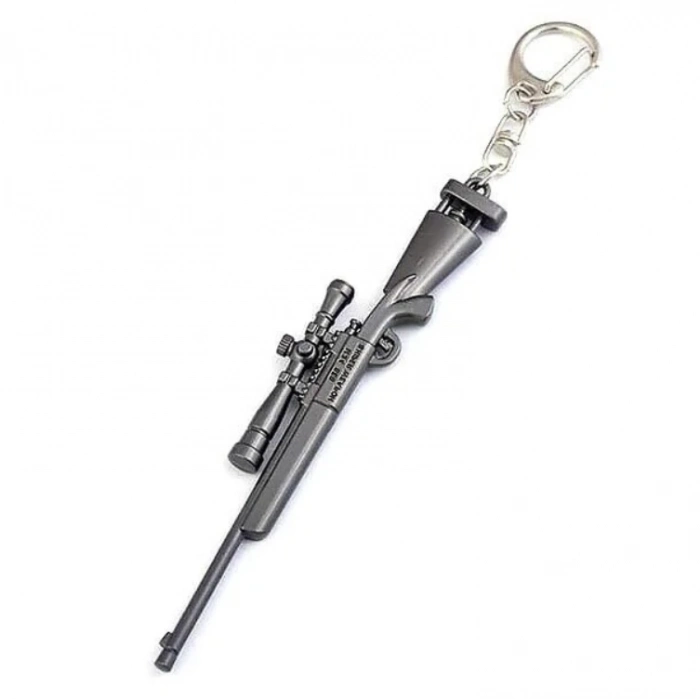 ÇOK SATAN Pubg Metal Gri Keskin Nişancı Tüfeği Anahtarlık