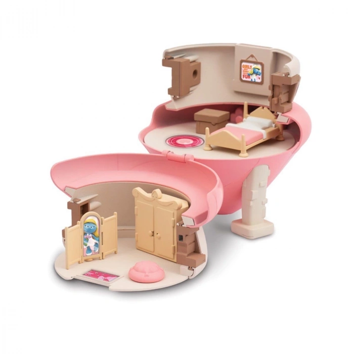 ÇOK SATAN PUF20000 Şirinler Mantar Evi Oyun Seti - Model Bildirin