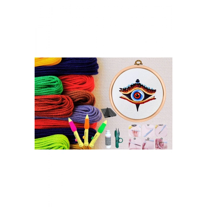 ÇOK SATAN Punch Seti Nakış Seti Kasnaklı Kendin Yap Seti Seri 1