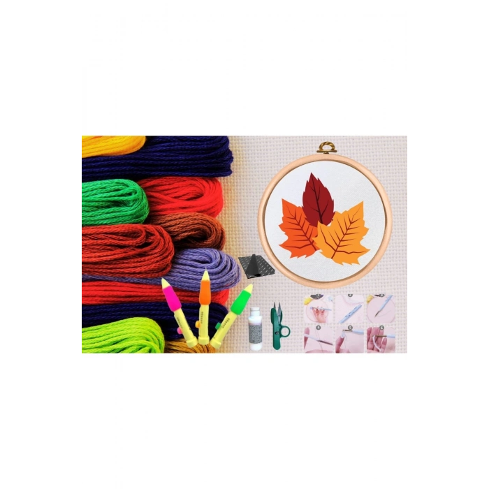 ÇOK SATAN Punch Seti Nakış Seti Kasnaklı Kendin Yap Seti Seri 11