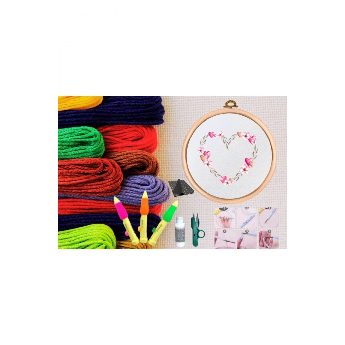 ÇOK SATAN Punch Seti Nakış Seti Kasnaklı Kendin Yap Seti Seri 112