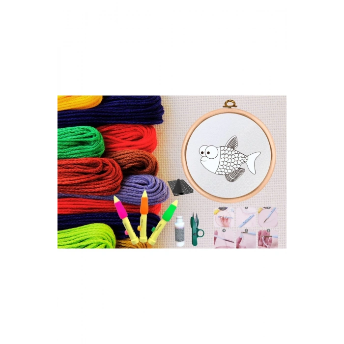 ÇOK SATAN Punch Seti Nakış Seti Kasnaklı Kendin Yap Seti Seri 115