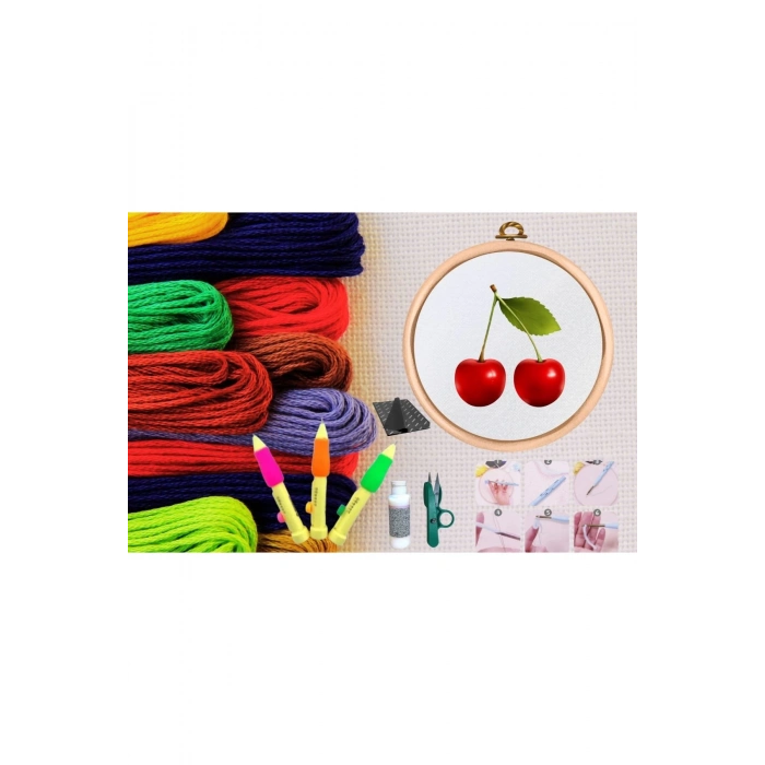 ÇOK SATAN Punch Seti Nakış Seti Kasnaklı Kendin Yap Seti Seri 12