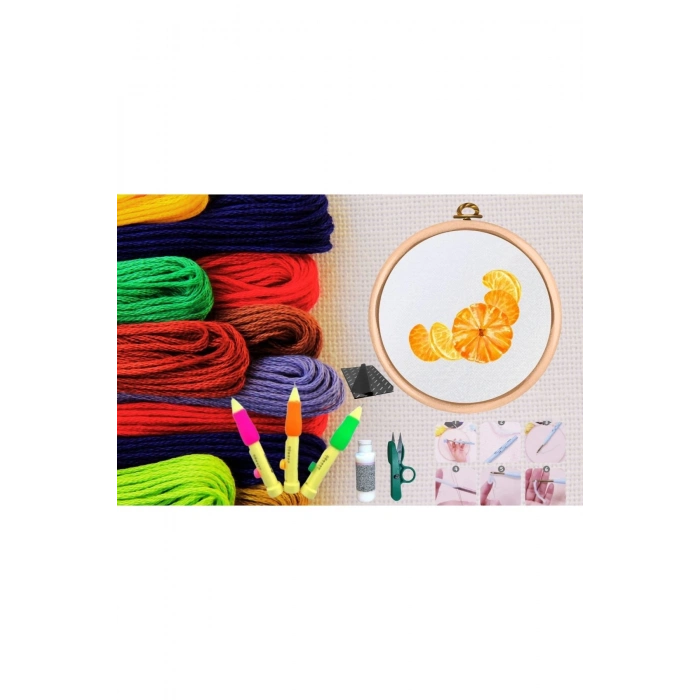 ÇOK SATAN Punch Seti Nakış Seti Kasnaklı Kendin Yap Seti Seri 136