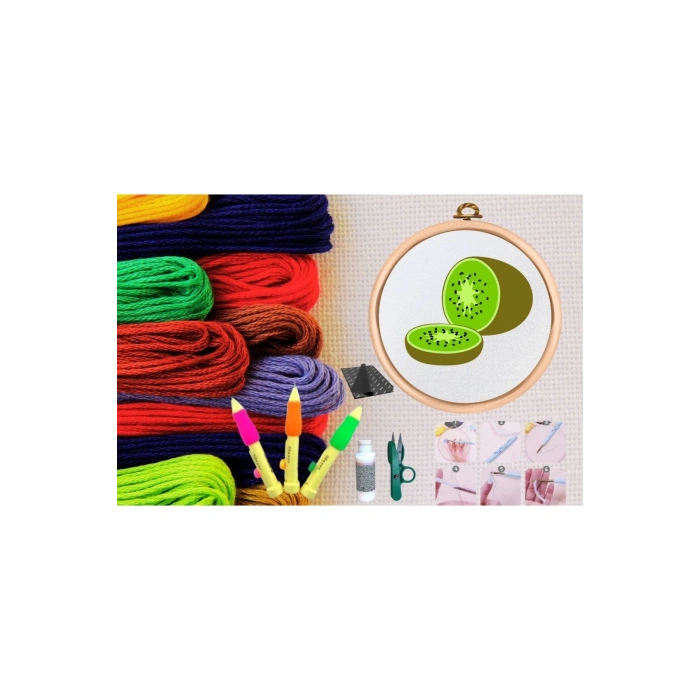 ÇOK SATAN Punch Seti Nakış Seti Kasnaklı Kendin Yap Seti Seri 4