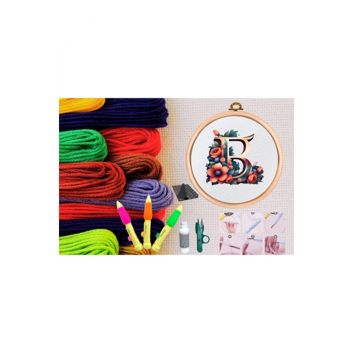 ÇOK SATAN Punch Seti Nakış Seti Kasnaklı Kendin Yap Seti Seri 56