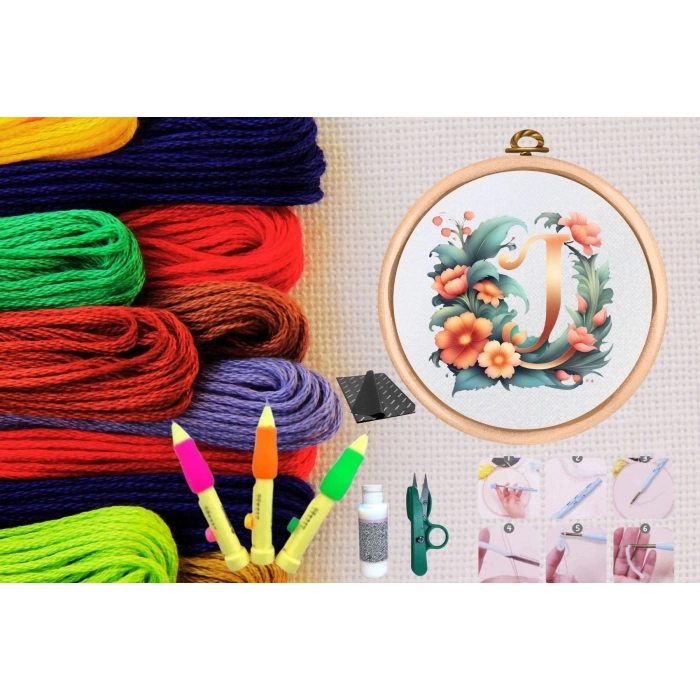 ÇOK SATAN Punch Seti Nakış Seti Kasnaklı Kendin Yap Seti Seri 73