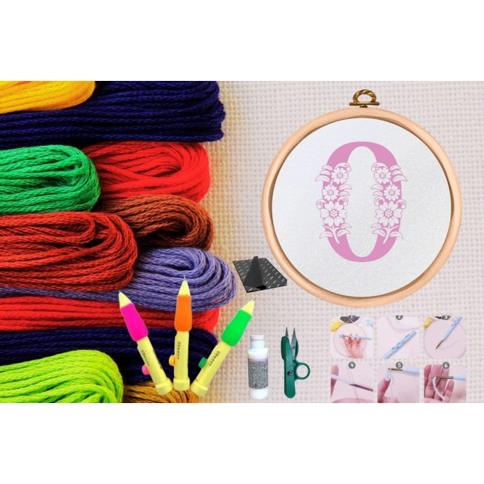 ÇOK SATAN Punch Seti Nakış Seti Kasnaklı Kendin Yap Seti Seri 83