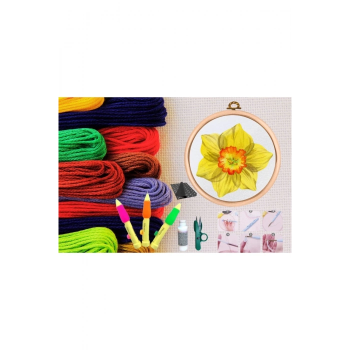 ÇOK SATAN Punch Seti Nakış Seti Kasnaklı Kendin Yap Seti Seri 86