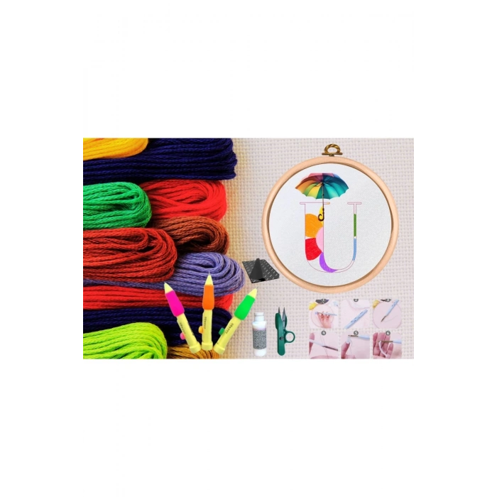 ÇOK SATAN Punch Seti Nakış Seti Kasnaklı Kendin Yap Seti Seri 93