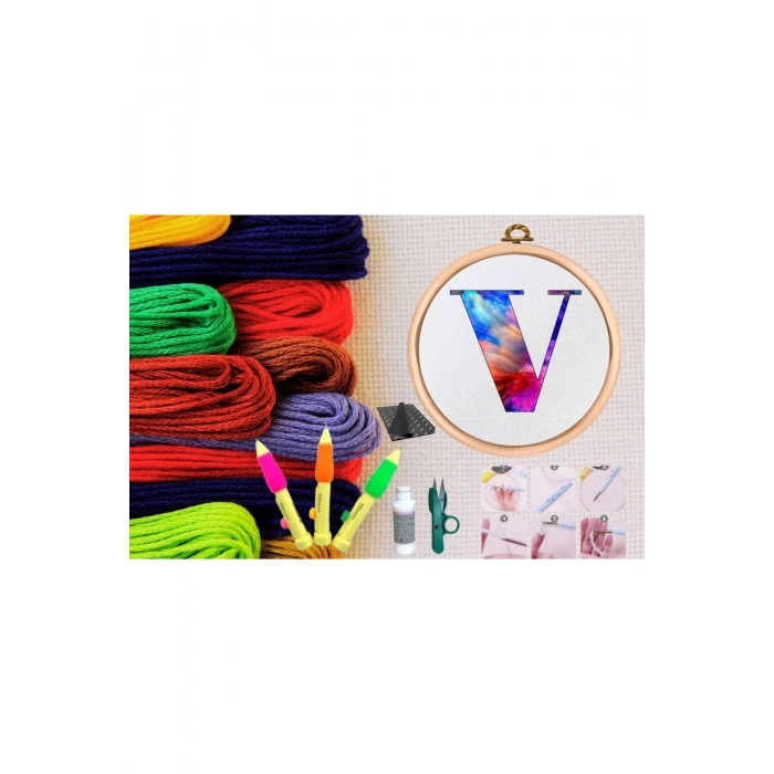 ÇOK SATAN Punch Seti Nakış Seti Kasnaklı Kendin Yap Seti Seri 94