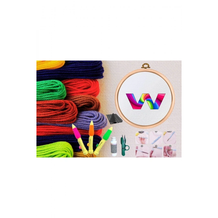 ÇOK SATAN Punch Seti Nakış Seti Kasnaklı Kendin Yap Seti Seri 98