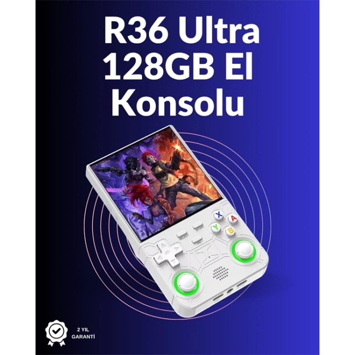 ÇOK SATAN R36 Ultra El Konsolu – 4” HD IPS Ekran, 128GB Dahili Hafıza, 30.000 Oyun Yüklü