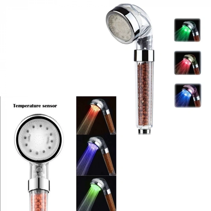 ÇOK SATAN Rain Duş Robotu Tepe Duş Seti Duş Başlığı Sistemi Ledli Duş Başlık Hediyeli