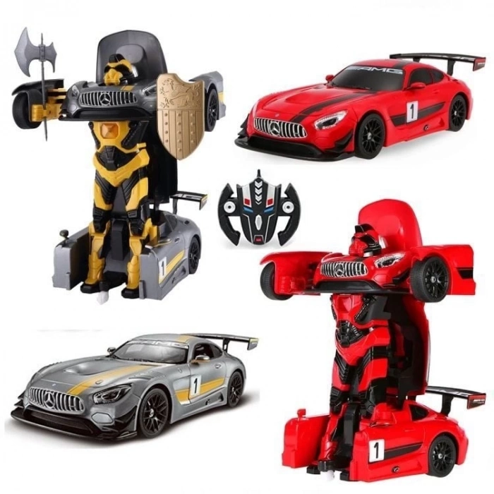 ÇOK SATAN Rastar Robota Dönüşen Kumandalı Mersedes AMG GT3