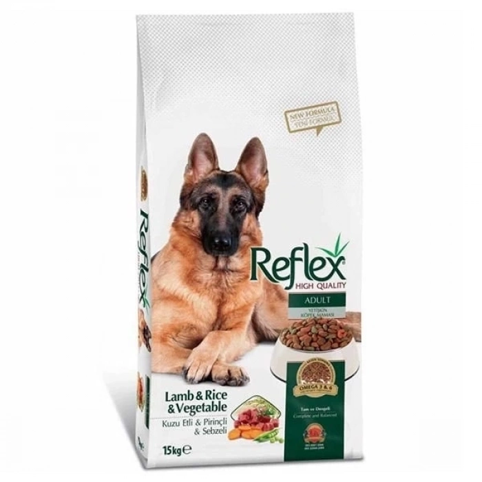 ÇOK SATAN Reflex Adult Kuzu ve Pirinçli Sebzeli Yetişkin Köpek Maması 15 Kg