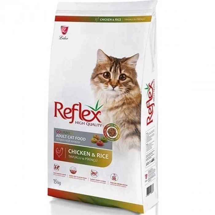ÇOK SATAN Reflex Adult Renkli Taneli Tavuklu Yetişkin Kedi Maması 15 Kg