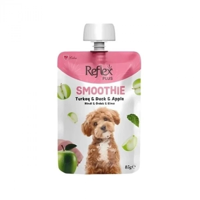 ÇOK SATAN Reflex Plus Smoothie Hindi Etli Ördekli ve Elmalı Sıvı Yetişkin Köpek Ödül Maması 85 Gr