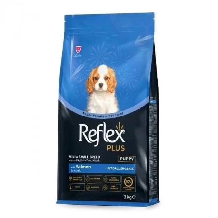 ÇOK SATAN Reflex Plus Somonlu Mini ve Küçük Irk Yavru Köpek Maması 3 Kg