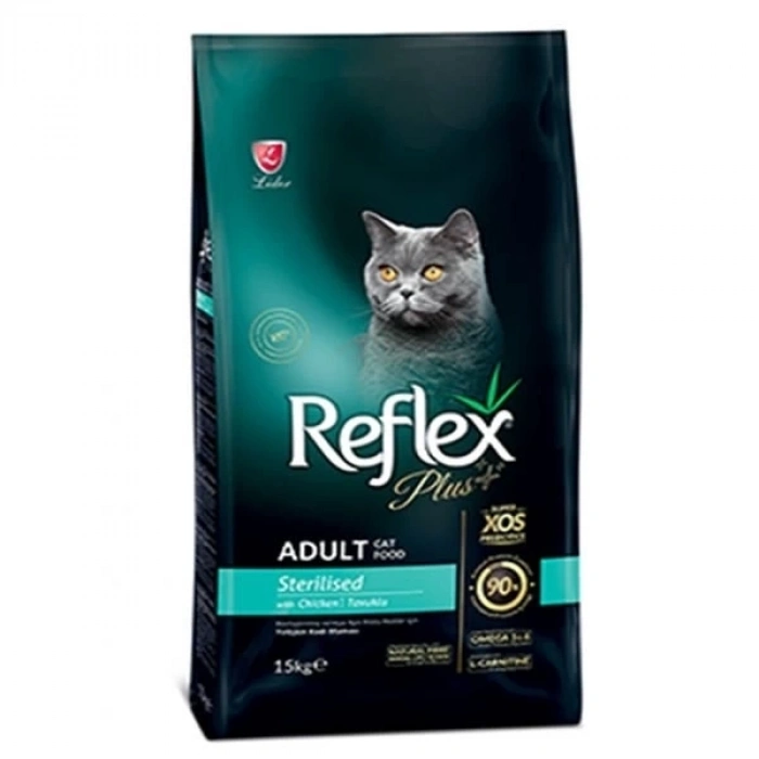 ÇOK SATAN Reflex Plus Tavuklu Yetişkin Kısırlaştırılmış Kedi Maması 15 Kg