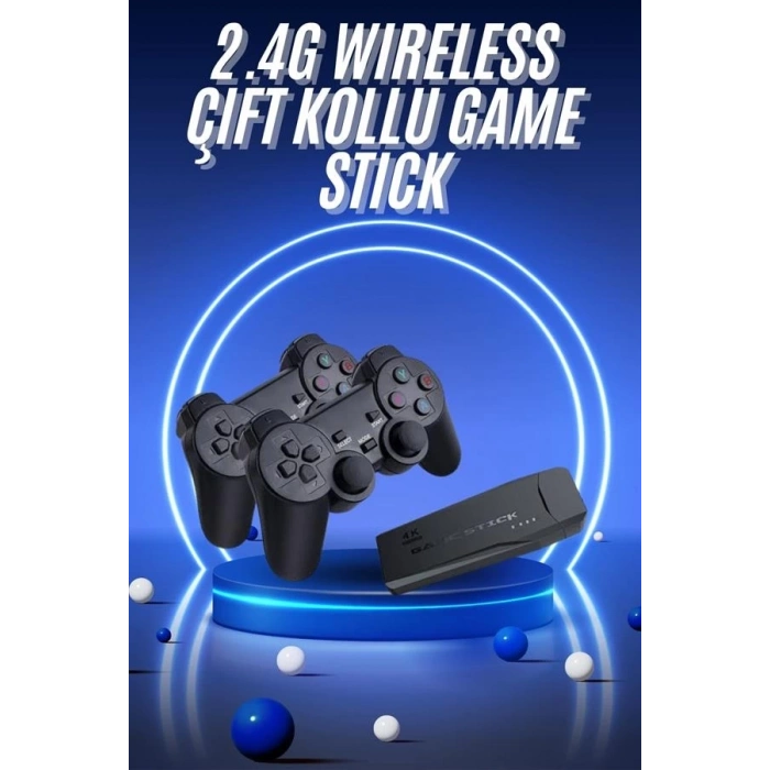 ÇOK SATAN Retro Game Stick Çift Kol Kablosuz Atari Oyun Konsolu 2.4g Uyumlu