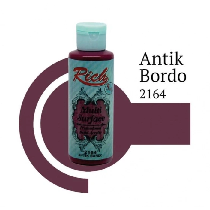 ÇOK SATAN Rich Multi Surface 2164 Antik Bordo Akrilik Boya 120 cc