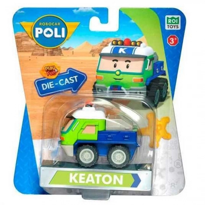 ÇOK SATAN Robocar Poli Metal Araç Karakter Figür Keaton