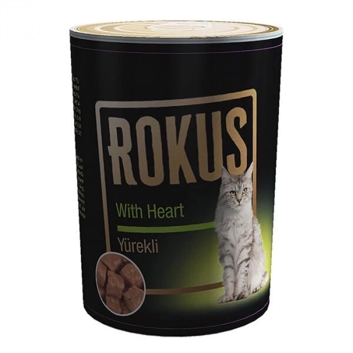 ÇOK SATAN Rokus Yürekli Yetişkin Konserve Kedi Maması 410 Gr