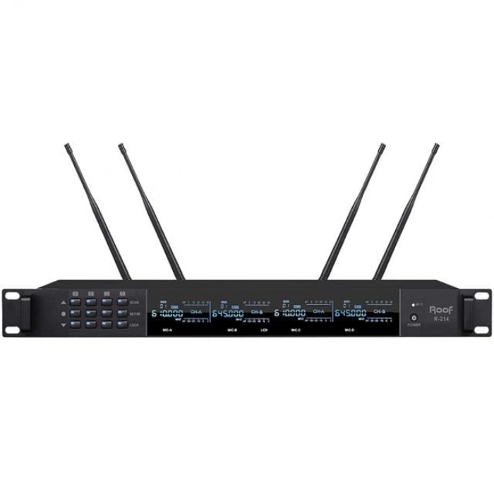 ÇOK SATAN Roof R-214 Uhf 4lü Kablosuz Mikrofon Receiver