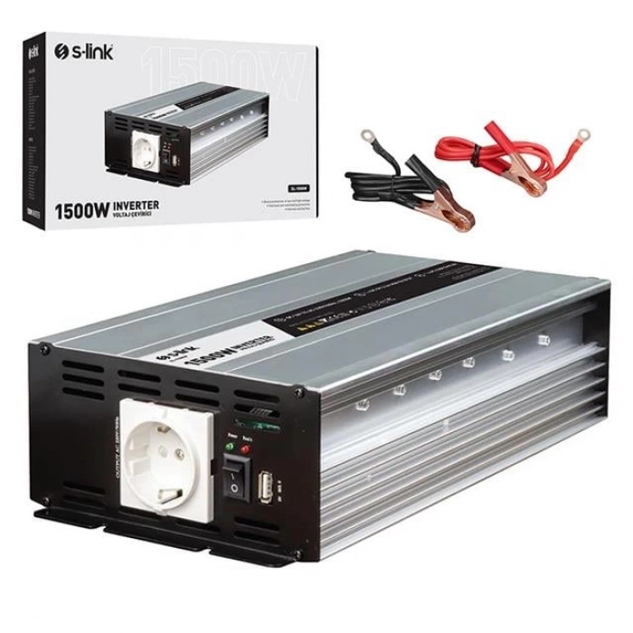 ÇOK SATAN S-link Sl-1500w Dc12v-ac230v 1500w İnverter