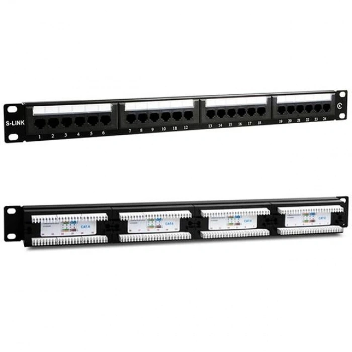 ÇOK SATAN S-link Sl-f624 24’lü Ftp Cat6 Patch Panel