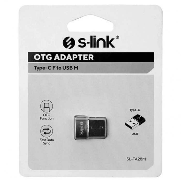 ÇOK SATAN S-link Sl-ta28m Otg Çevirici Type-c Dişi To Usb Erkek Metal Gövdeli