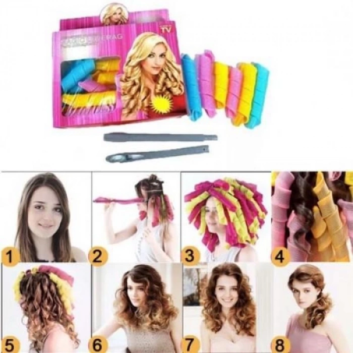 ÇOK SATAN Saç Bigudisi 18 Adet - Magic Leverage