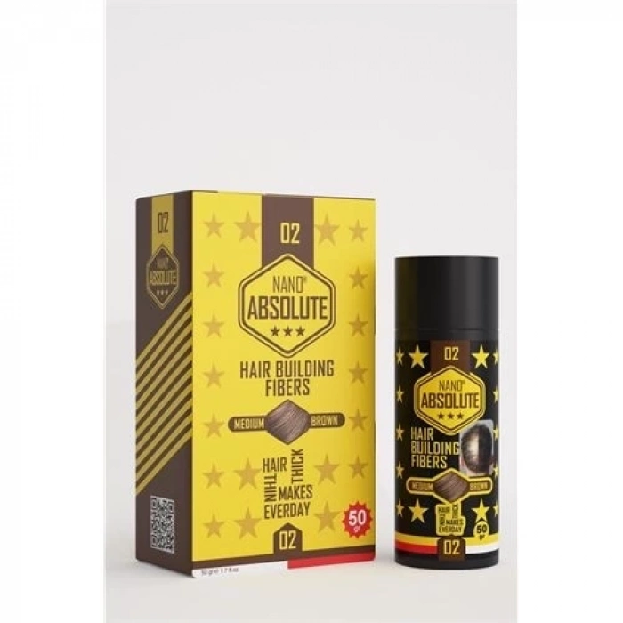 ÇOK SATAN Saç Dolgunlaştırıcı Fiber Topik Toz ORTA TON KAHVERENGİ