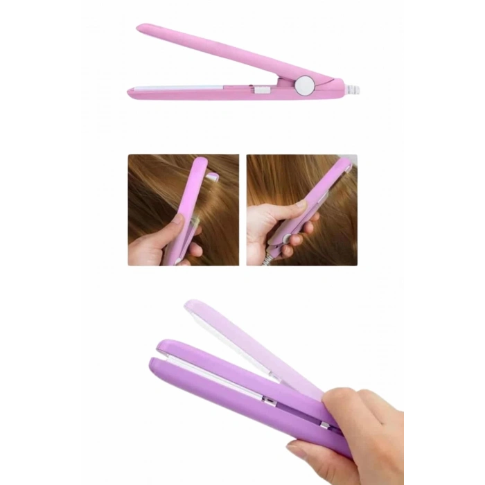 ÇOK SATAN Saç Düzleştirici Pürüzsüz Parlaklık Seyahat Tipi Taşınabilir Seramik Kaplama